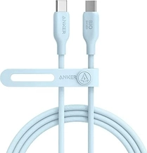 Anker 543 USB-C to USB-C кабель (bio-Based) 1.8m blue