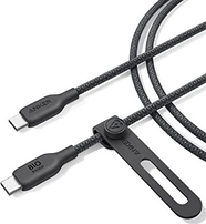 Anker 543 USB-C to USB-C кабель (bio-нейлоновий) 1.8m black