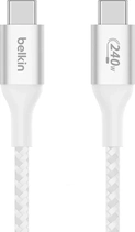 Belkin BoostCharge USB-C/USB-C 240W кабель 1.0m white