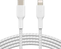Belkin BoostCharge Braided USB-C to Lightning кабель 1.0m white