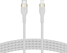 Belkin BoostCharge Pro Flex USB-C/Lightning кабель 1.0m white