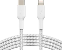 Belkin BoostCharge Braided USB-C to Lightning кабель 2.0m white