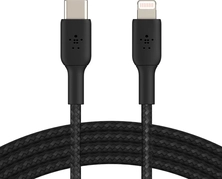 Belkin BoostCharge Braided USB-C to Lightning кабель 2.0m black