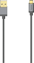 Hama USB-C кабель USB 2.0 480Mbit/s metal 0.75m