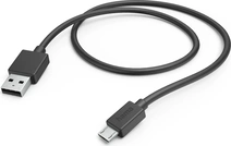Hama кабель для зарядки USB-A/micro USB 1m black