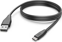 Hama кабель для зарядки USB-A/USB-C 3m black