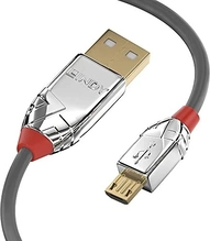 Lindy 3m USB 2.0 type A an micro-B кабель Cromo Line
