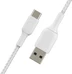Belkin BoostCharge Braided USB-C to USB-A 0.15m white