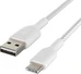 Belkin BoostCharge Braided USB-C to USB-A 0.15m white