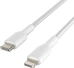 Belkin BoostCharge Braided USB-C to Lightning кабель 2.0m white