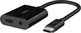 Belkin RockStar 3.5-mm-jack-audio- and USB-C-зарядний адаптер black