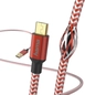 Hama charging /data кабель reflective micro USB-B/USB-A 1.5m red