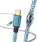 Hama charging /data кабель reflective micro USB-B/USB-A 1.5m blue