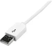 StarTech 30-Pin/USB-adapter cable, white 1m