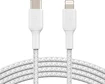 Belkin BoostCharge Braided USB-C to Lightning cable 1.0m white