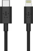 Belkin BoostCharge USB-C/Lightning adapter cable 1.2m black