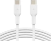 Belkin BoostCharge USB-C to USB-C кабель with strap 2.0m white