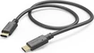 Hama charging cable USB-C/USB-C 1m black