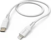 Hama charging cable flexible USB-C/Lightning 1.5m silicone white