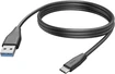 Hama charging cable USB-A/USB-C 3m black