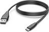 Hama кабель для зарядки USB-A/USB-C 3m black