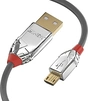Lindy 0.5m USB 2.0 type A an micro-B кабель Cromo Line