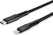 Lindy 3m sturdy USB type C an Lightning cable black