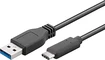 Manhattan Hi-Speed USB-C connection cable USB 2.0 type-A-plug - type-C-plug 480Mbps 1m black