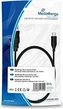MediaRange charging and data кабель USB 2.0 on Micro USB 2.0 B plug 1.2m black