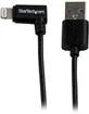 StarTech Lightning/USB-adapter cable, sidewise angled/straight, black 2m