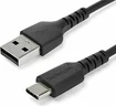 StarTech USB 2.0 to USB C cable 1.0m black