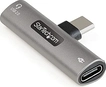 StarTech USB-C audio- & зарядний адаптер black