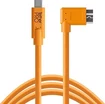 Tether Tools TetherPro USB 3.1 Gen 1 Kabel USB-C/Micro-USB-B gewinkelt 4.6m orange