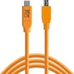 Tether Tools TetherPro USB 2.0 Kabel USB-C/Mini-USB-B 5-Pin 4.6m orange