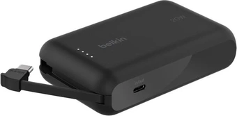 Belkin BoostCharge 10K 20W with integrated cable black