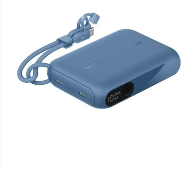 Belkin BoostCharge Powerbank 10K with display blue