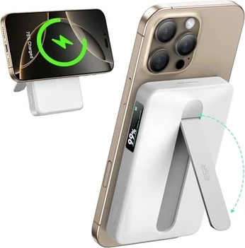 ESR Qi2 MagSlim kickstand 10000mAh white