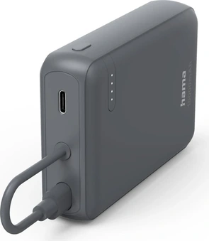Hama Power pack travel with cable 10000mAh anthracite