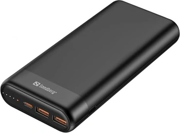 Sandberg Powerbank 20000 PD65W+2xQC3.0 black