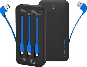 XLayer Powerbank Plus All-in-One PD 18W 10.000 black