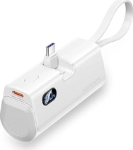 Vention Power bank 4800mAh (USB-C Interface/Lightning cable) white