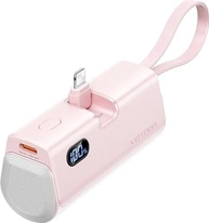Vention Power bank 4800mAh (Lightning Interface/USB-C cable) pink