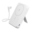 Anker Zolo Power bank (10K, magnetic, built-In USB-C cable) white