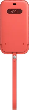 Apple iPhone 12 Pro Max Leather Sleeve with MagSafe Pink Citrus