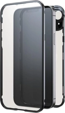 Black Rock 360° glass case для Apple iPhone 15 Plus прозорий/чорний