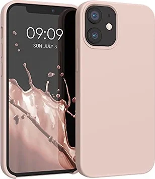 KWMobile TPU Silicone case для Apple iPhone 12 mini misty rose