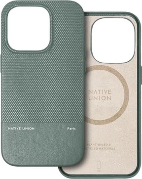 Native Union (Re)Classic case для Apple iPhone 15 Pro Slate зелений