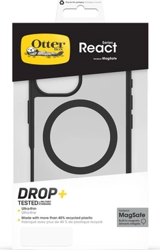 Otterbox React MagSafe для Apple iPhone 16 чорний Crystal