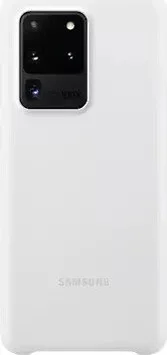Samsung Silicone Cover для Galaxy S20 Ultra white
