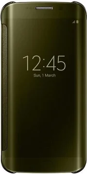 Samsung clear View Cover для Galaxy S6 Edge gold
